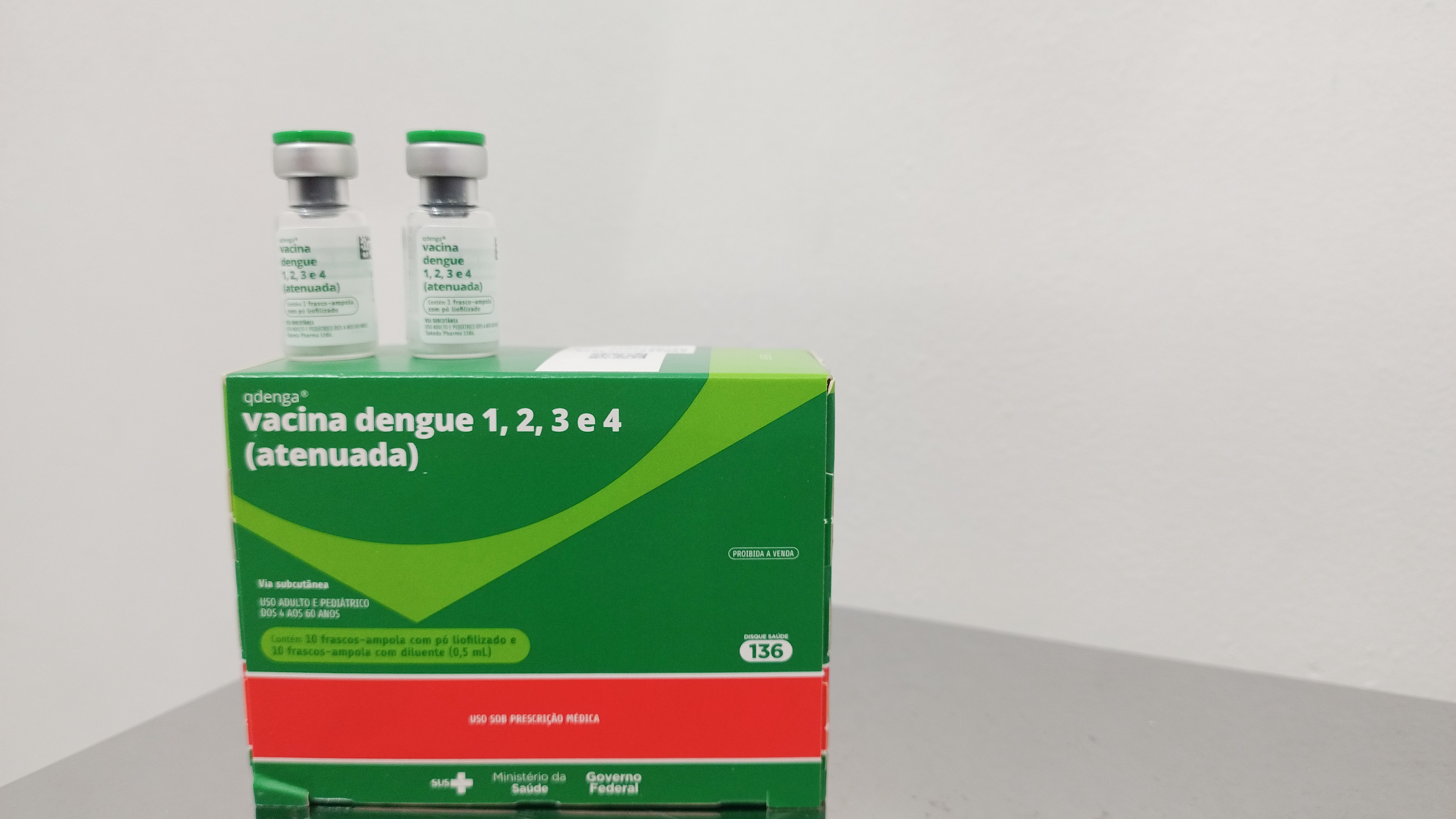 Siderópolis recebe doses da vacina contra a dengue e inicia imunização